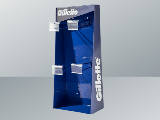 Exhibidor colgante peroque Gillette