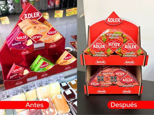 Exhibidor para supermercados Adler