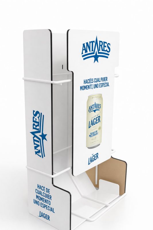 exhibidor cerveza antares