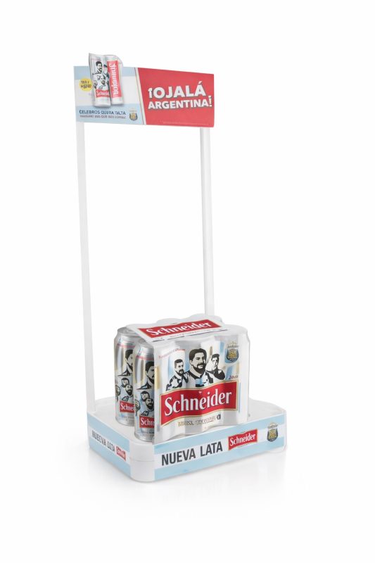 exhibidor para cervezas minipallet