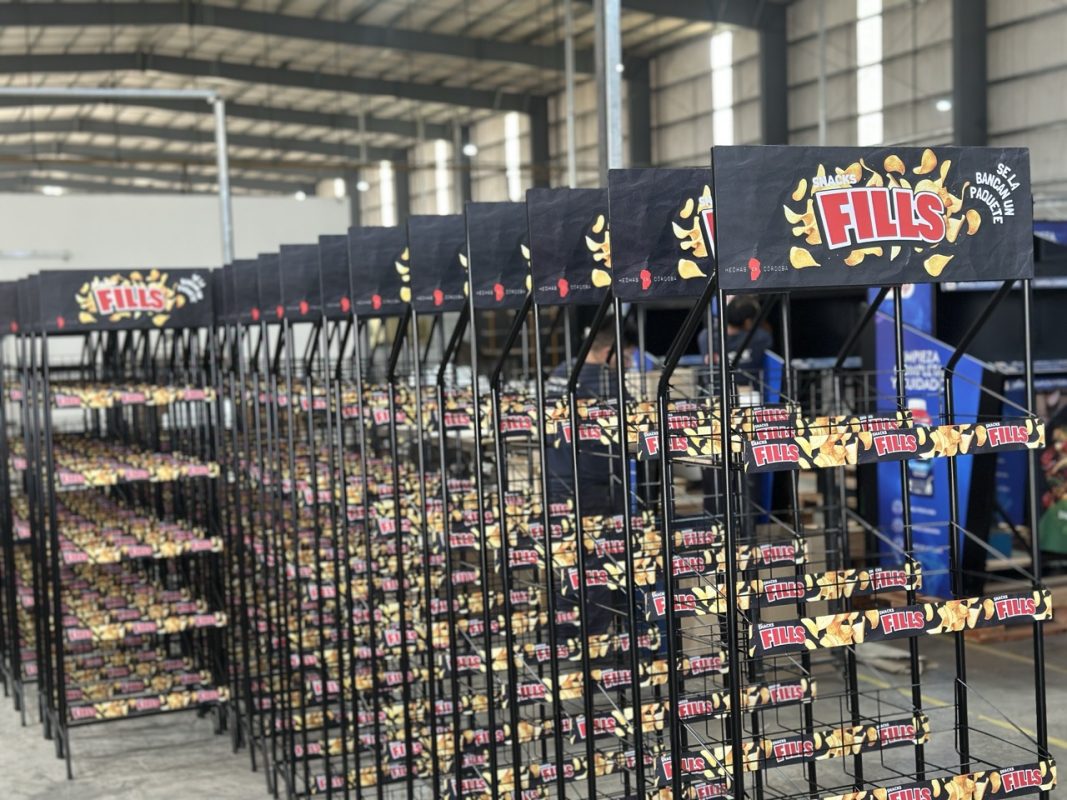 exhibidor de alambre para snacks