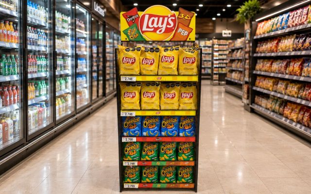 exhibidores para snacks